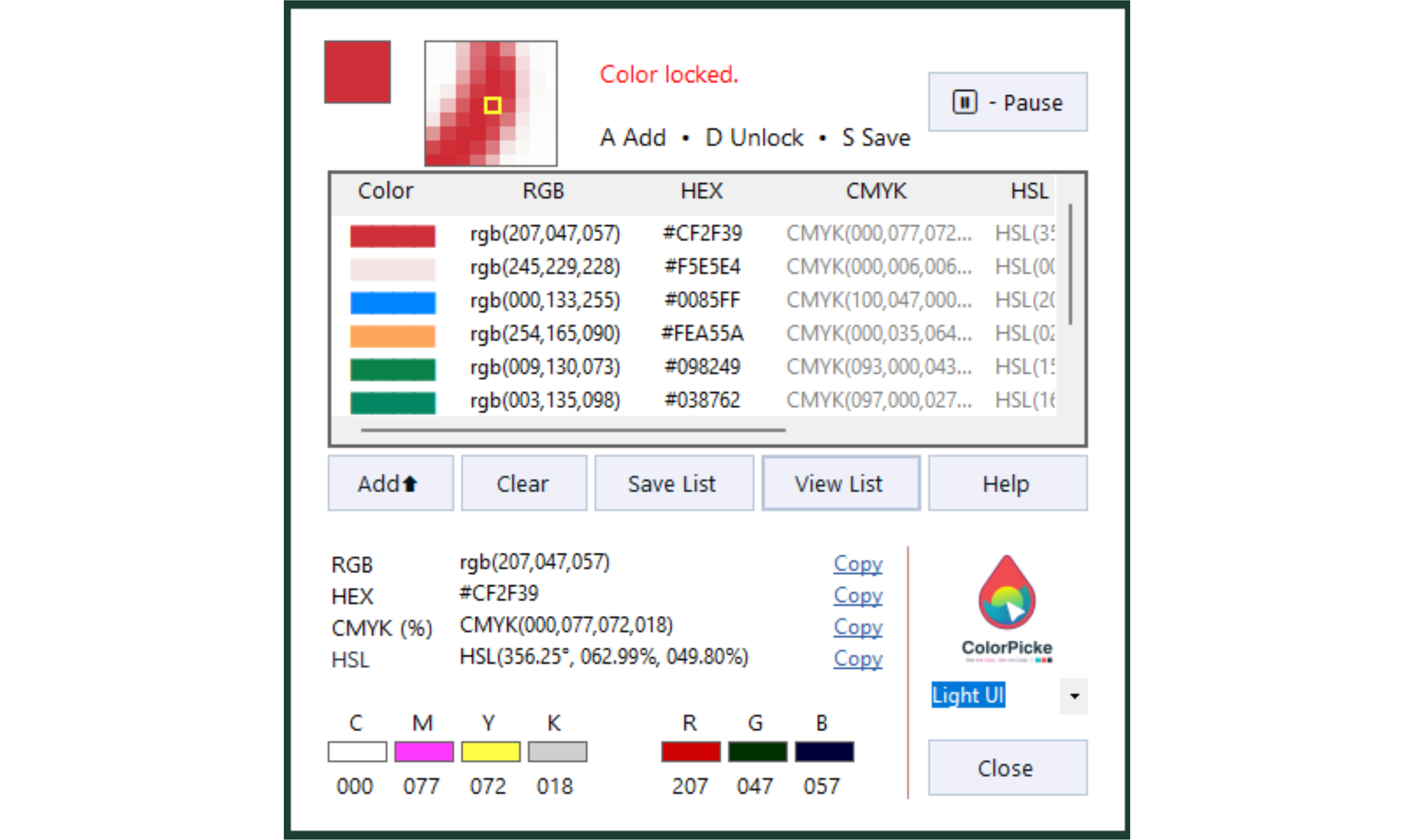 ColorpickeScreenshot