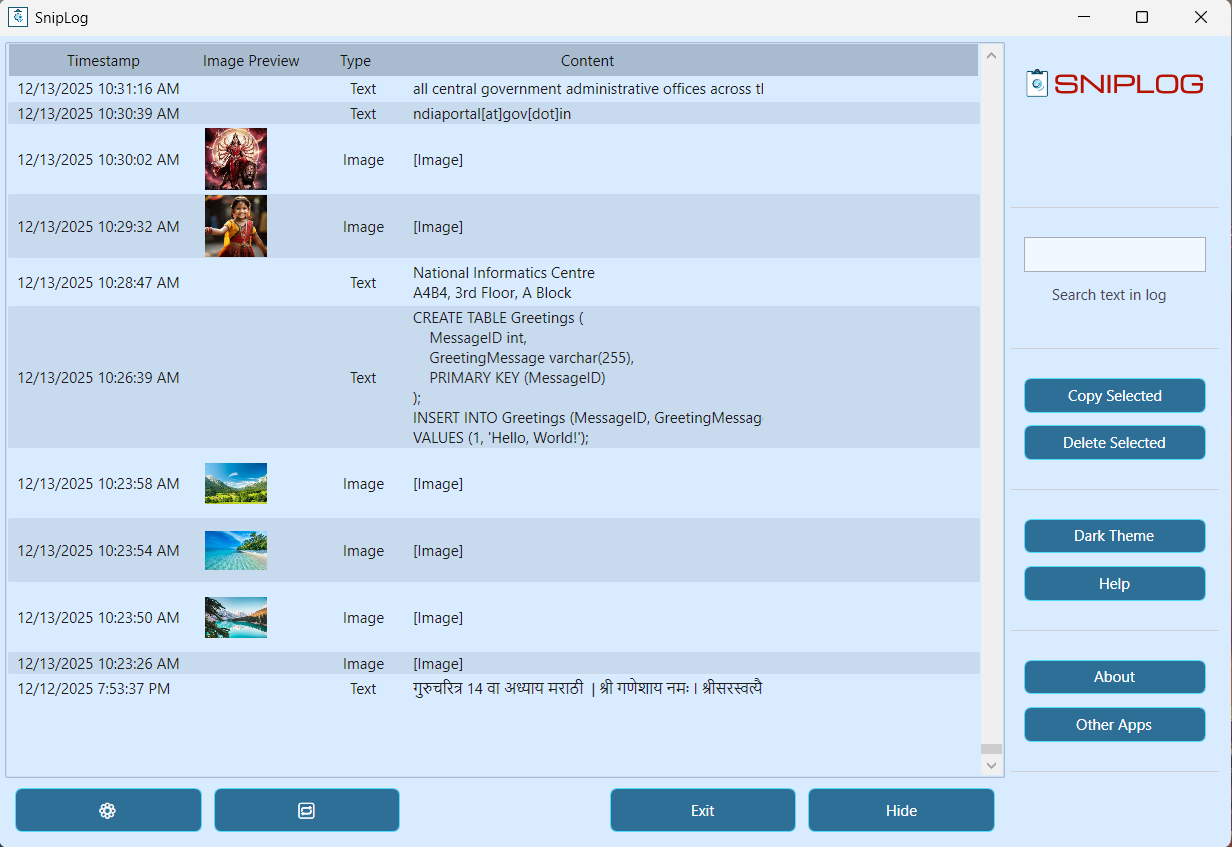 Sniplot UI